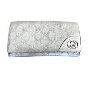 Gucci Guccissima New Britt Continental Snap Wallet